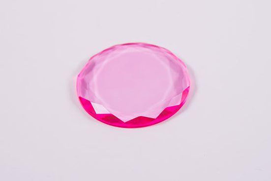 Steklena ploščica za lepilo (roza)
