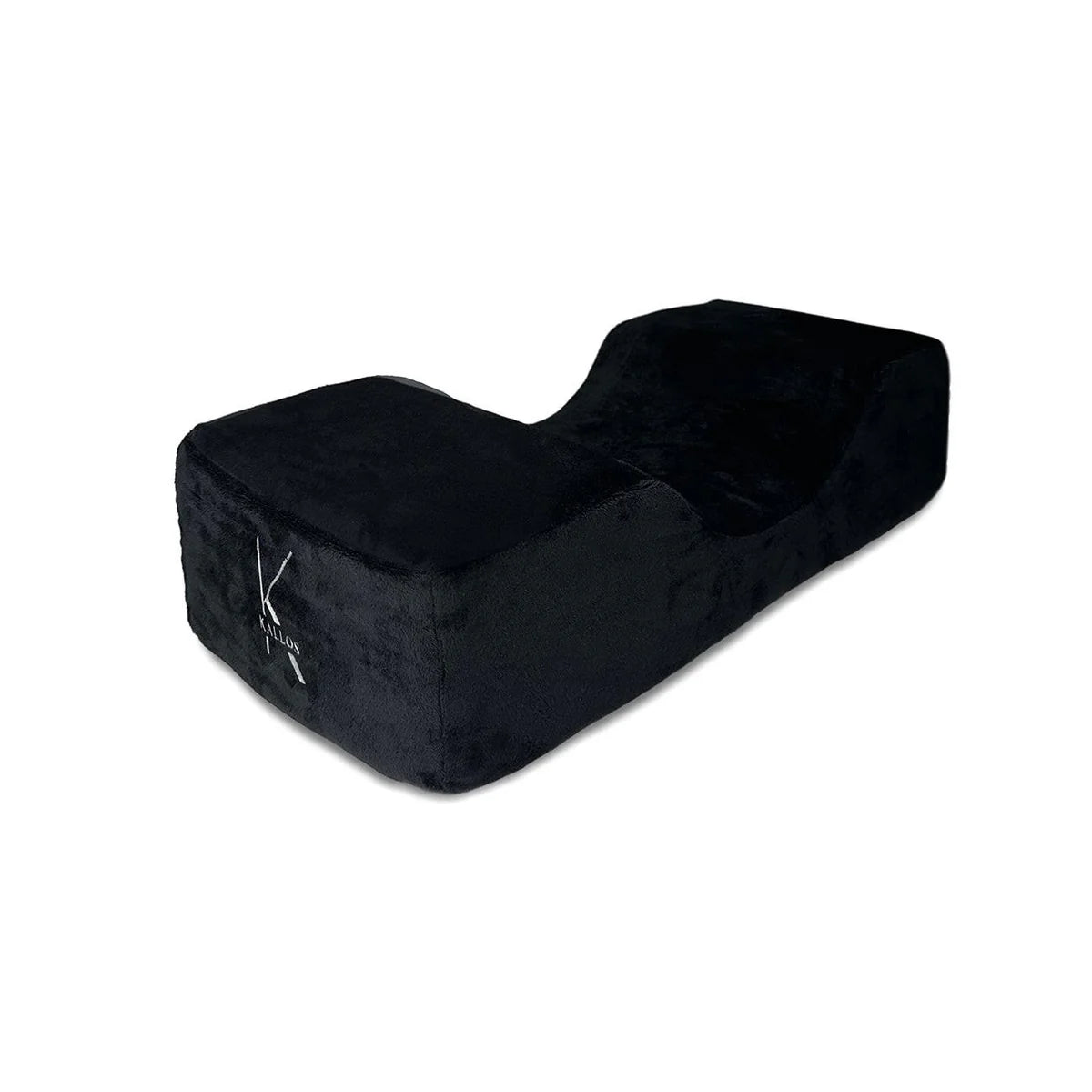 Anatomski vzglavnik za kozmetične tretmaje z žametno prevleko