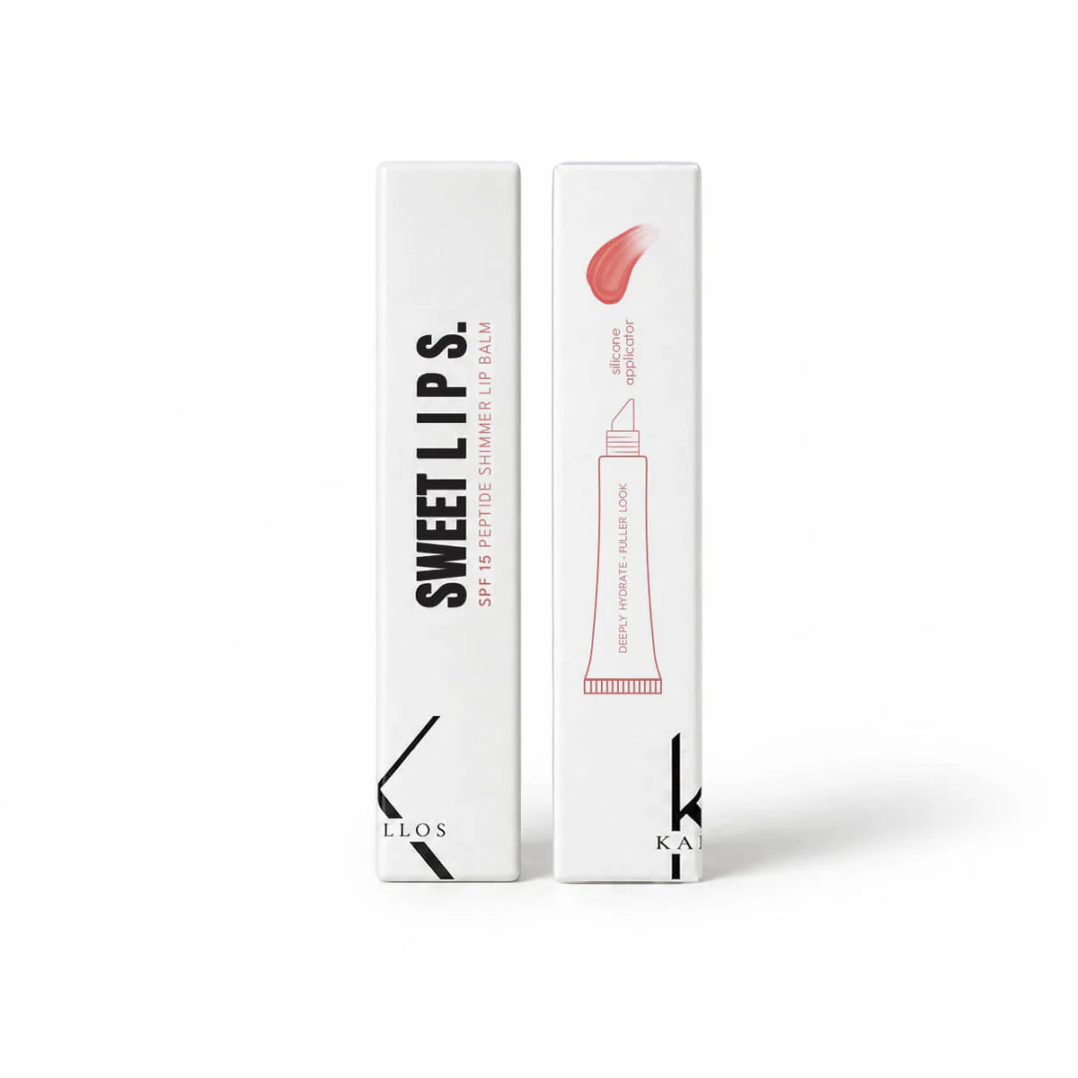 KALLOS Sweet Lips SPF 15 sijoč lip gloss z dekorativnim obeskom