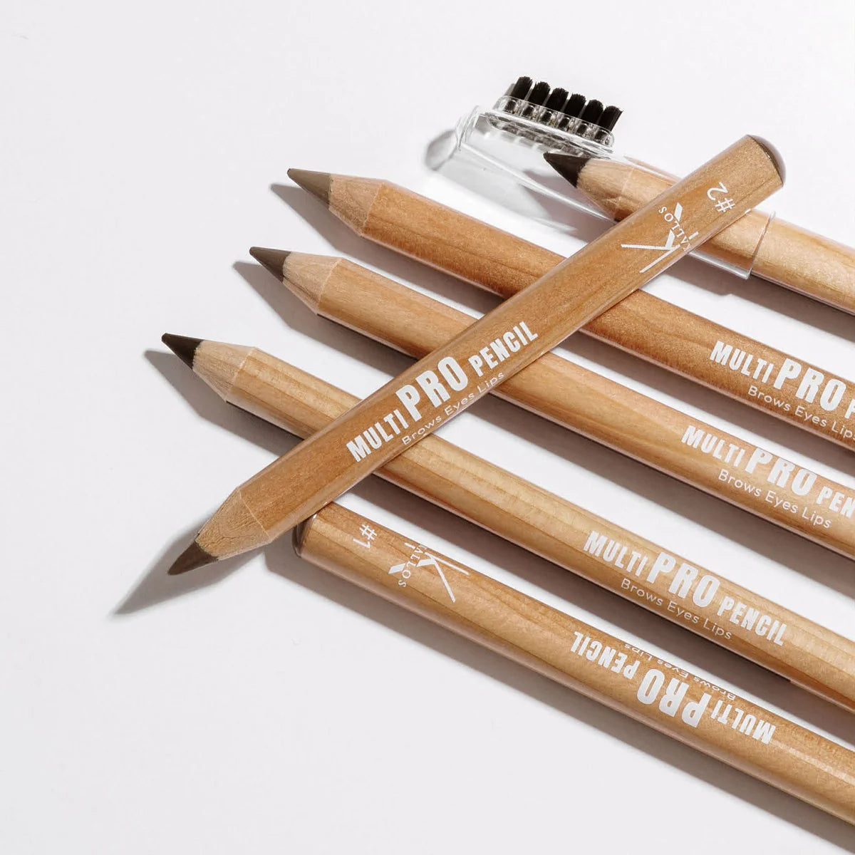 Tekstura Multi Pro Pencil svinčnika – kremasta in pigmentirana