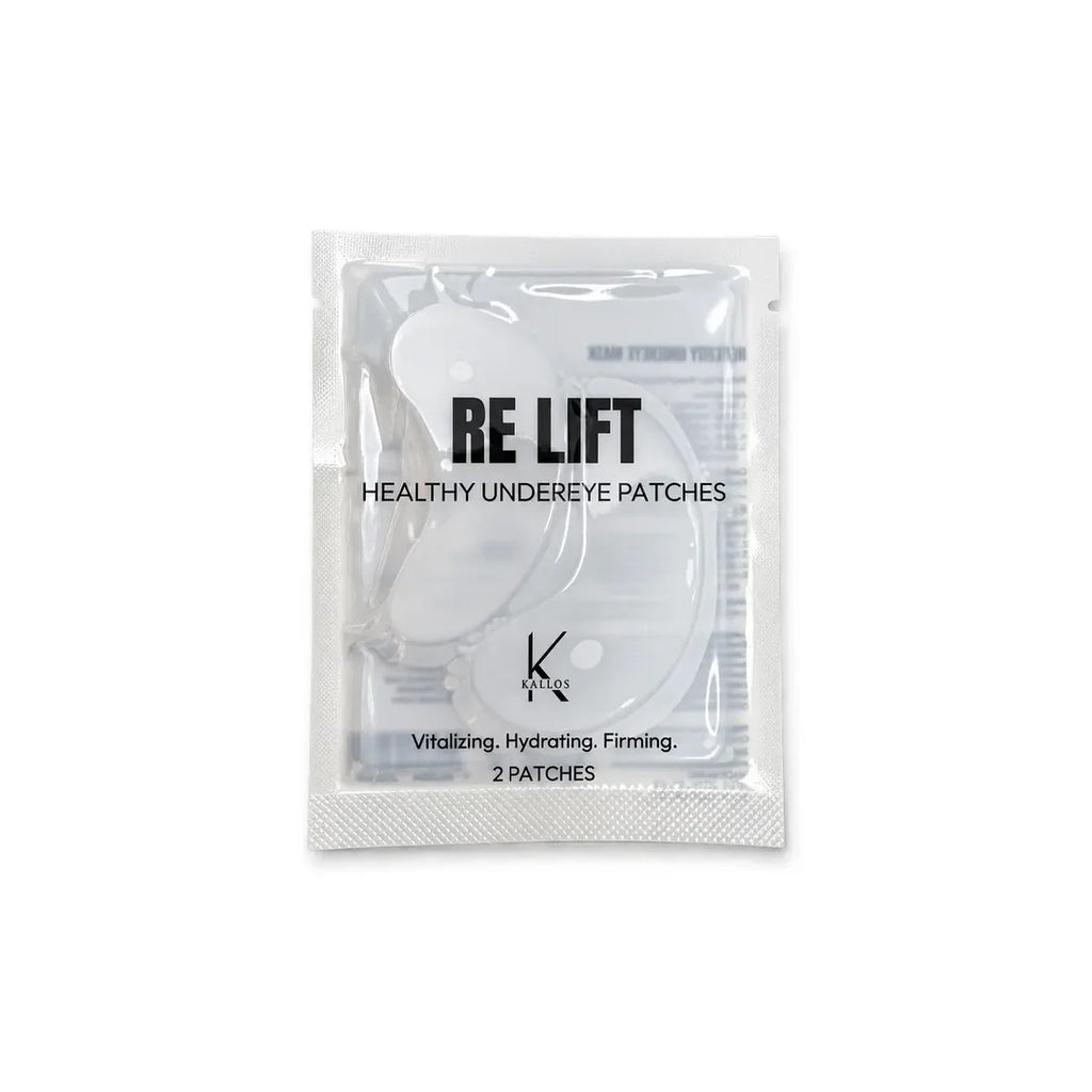 KALLOS Re Lift Eyepatches White hidrogel blazinice za predel okoli oči