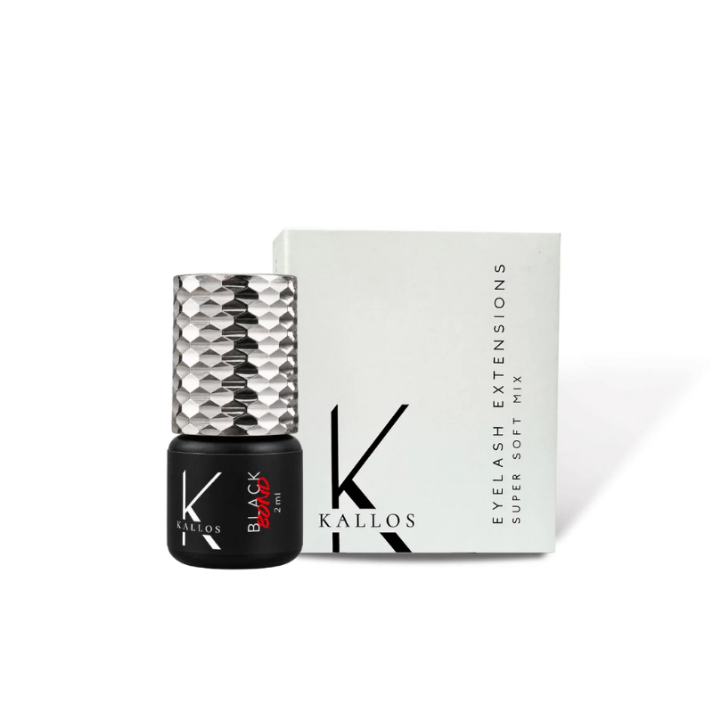 Mini bundle za lash stilistke z lepilom Black Bond in KALLOS Mini Box trepalnicami