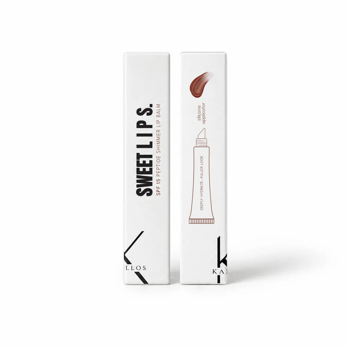 KALLOS Sweet Lips SPF 15 sijoč lip gloss z dekorativnim obeskom