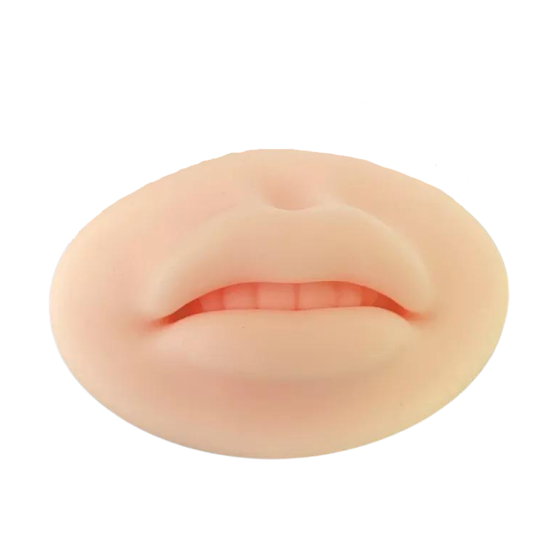 3D silikonski model za vadbo PMU ustnic za trening permanentnega make-upa