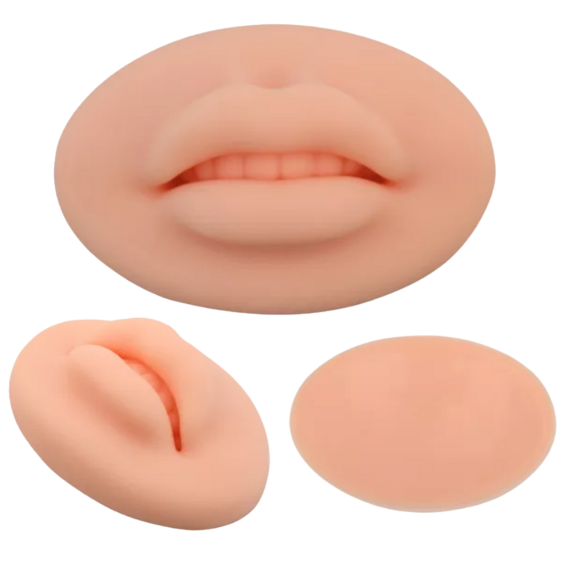 3D silikonski model za vadbo PMU ustnic za trening permanentnega make-upa