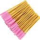 Krtačke za česanje trepalnic / obrvi (50 kosov) -več barv na izbiro